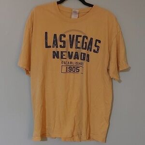 2/$10 LAS VEGAS tshirt yellow! Xl